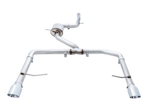 Volkswagen Jetta Performance Exhaust - AWE Tuning - Track Cat Back - Chrome Silver - `18-`21